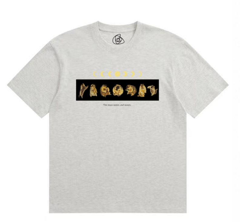 マーモットの満ち欠けTシャツ