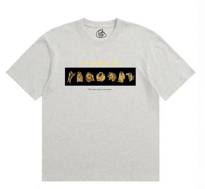 マーモットの満ち欠けTシャツ