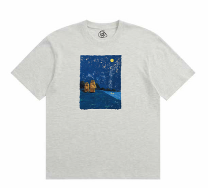 海辺のマーモットの兄弟Tシャツ