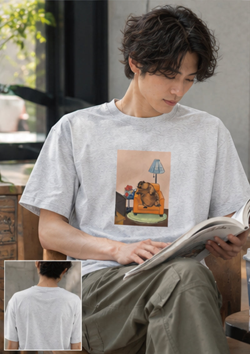 わらびの休日Tシャツ
